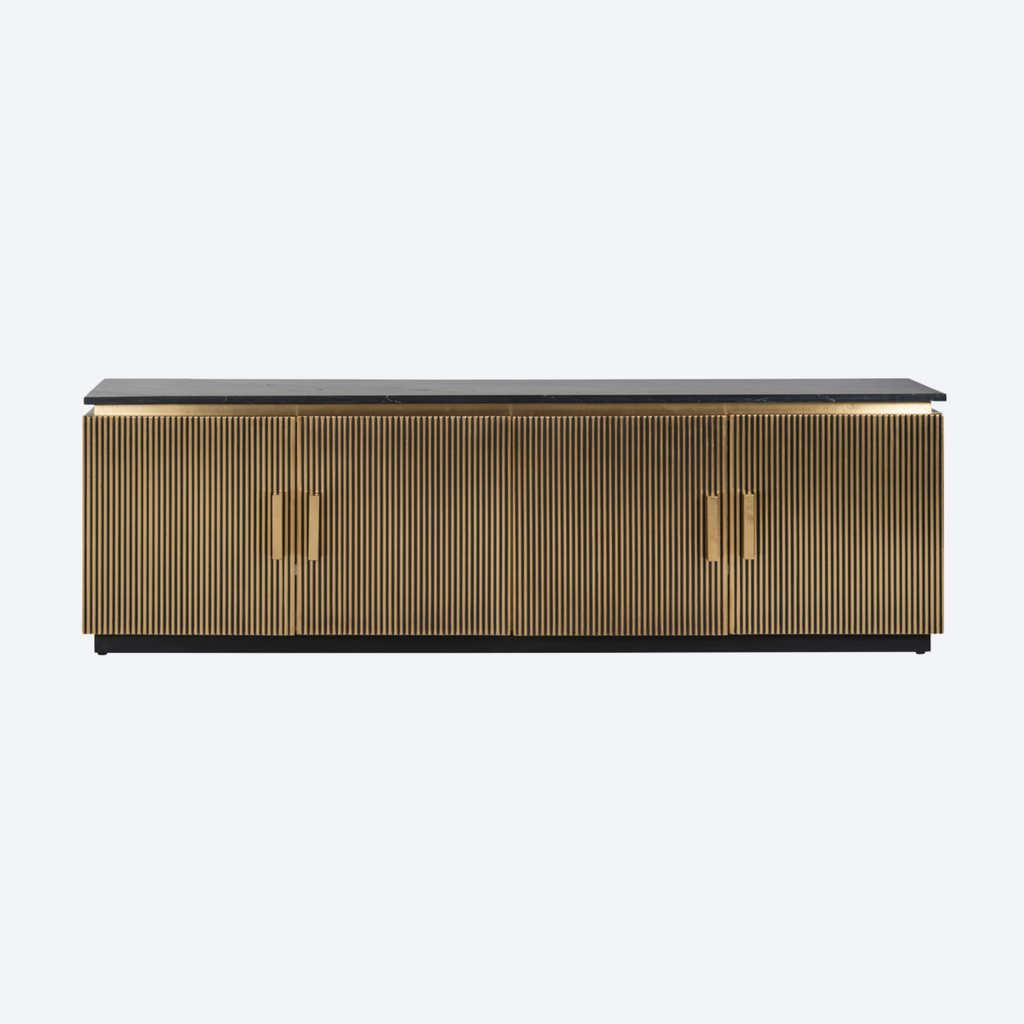 TV cabinet Ironville gold