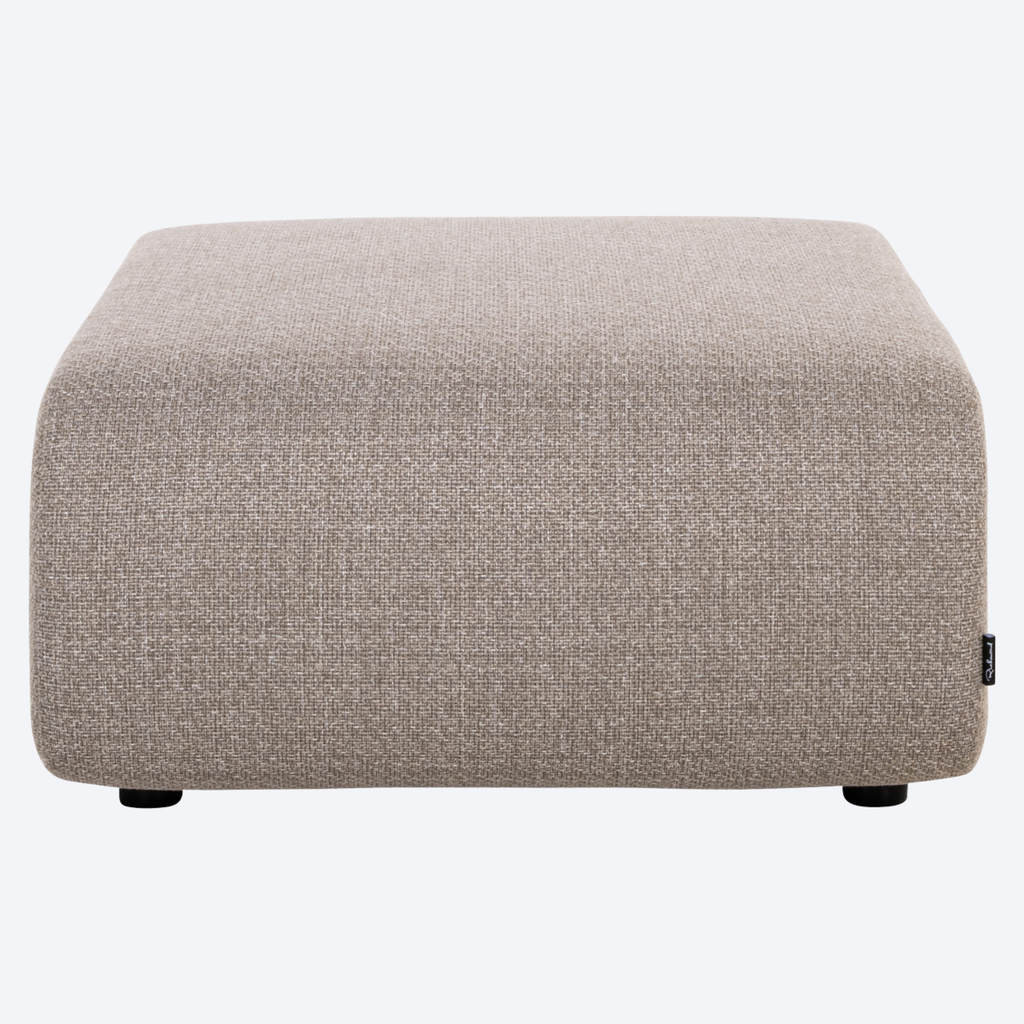 Outdoor pouffe & footstool Dawson greige alpine