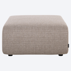 Outdoor pouffe & footstool Dawson greige alpine