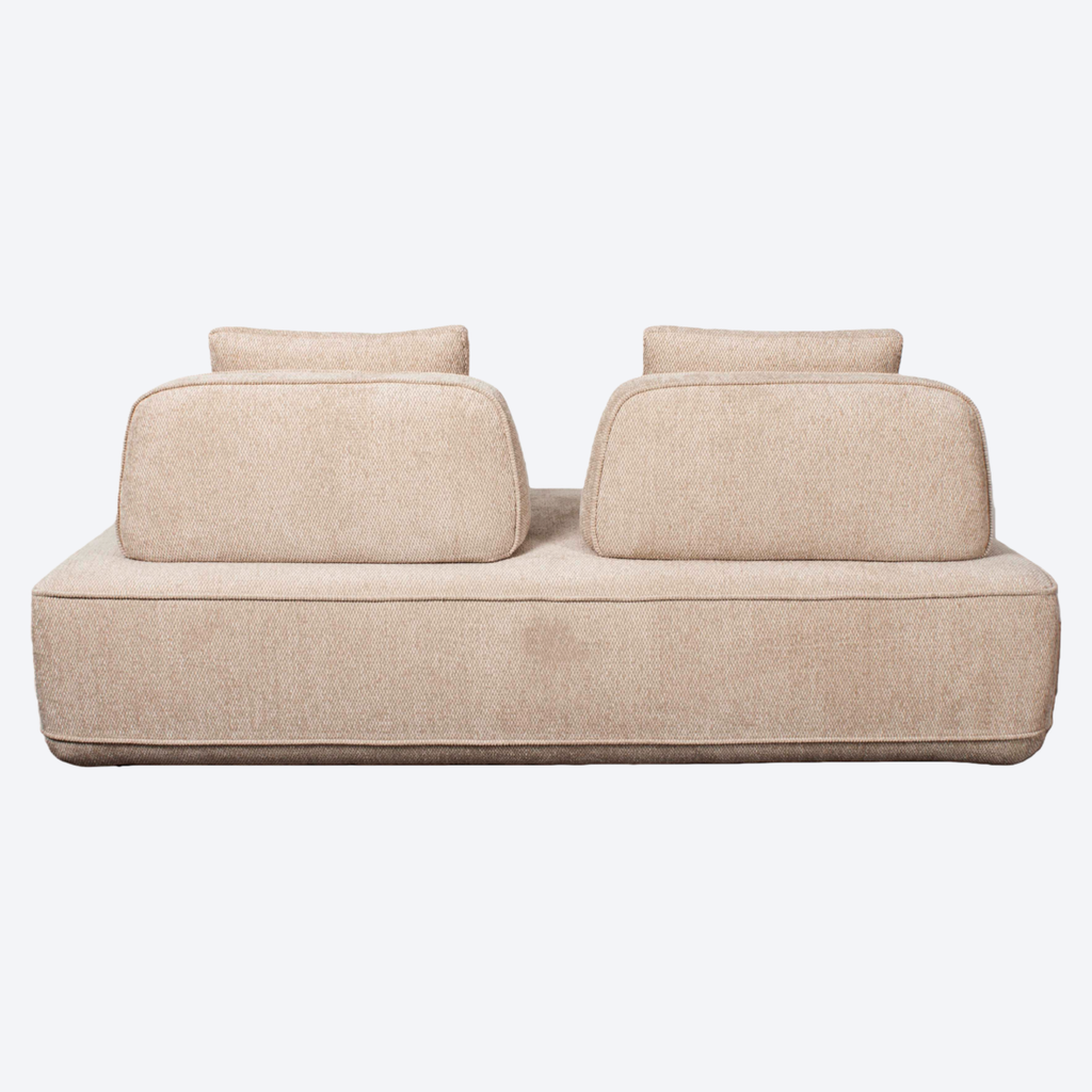 Sofa Tudor natural boldweave 2,5-seater movable backrest