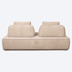 Sofa Tudor natural boldweave 2,5-seater movable backrest