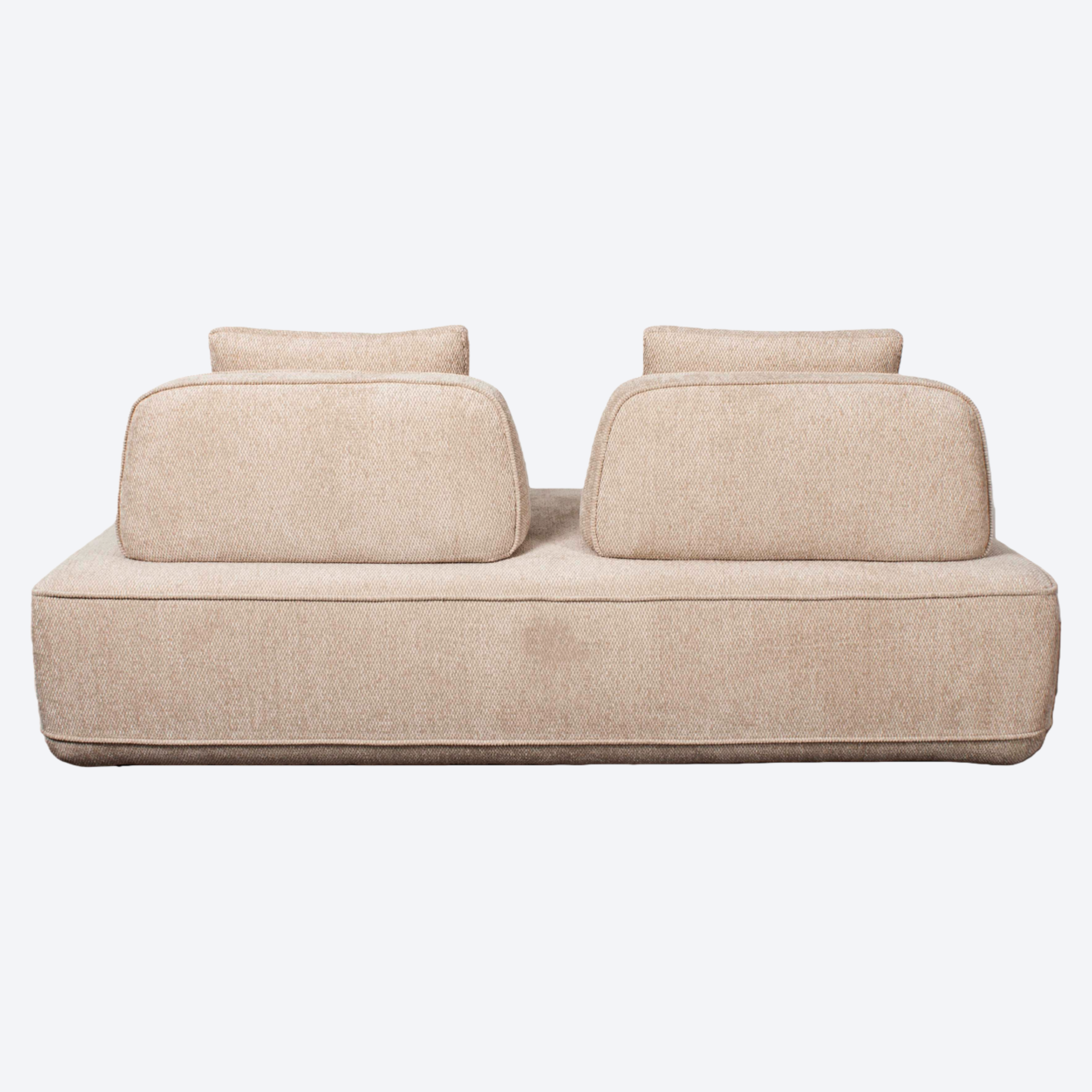Sofa Tudor natural boldweave 2,5-seater movable backrest