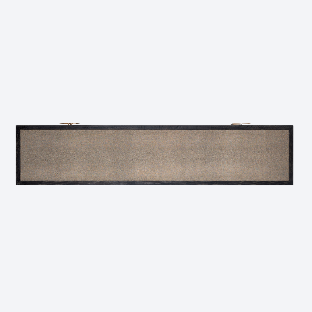 TV cabinet Bloomville brass shagreen