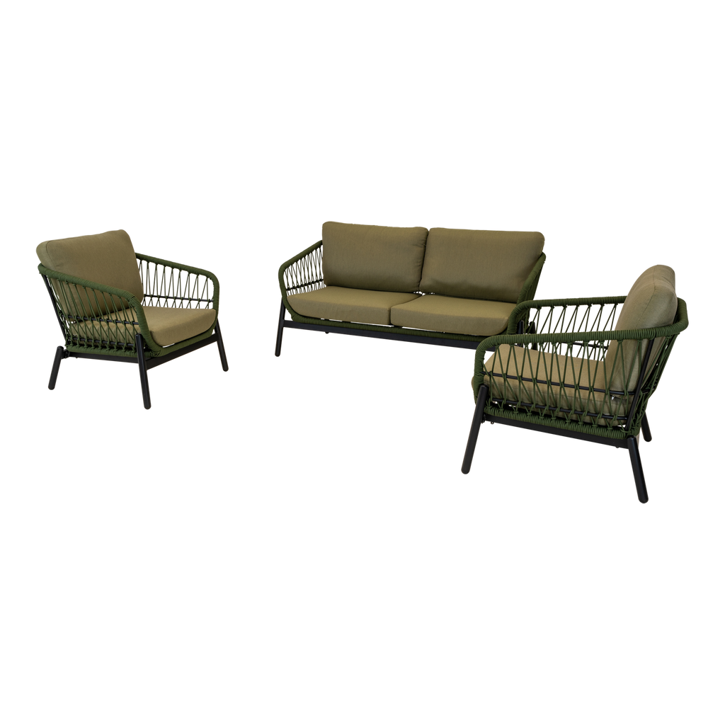 Lounge-Set Zavi Olive