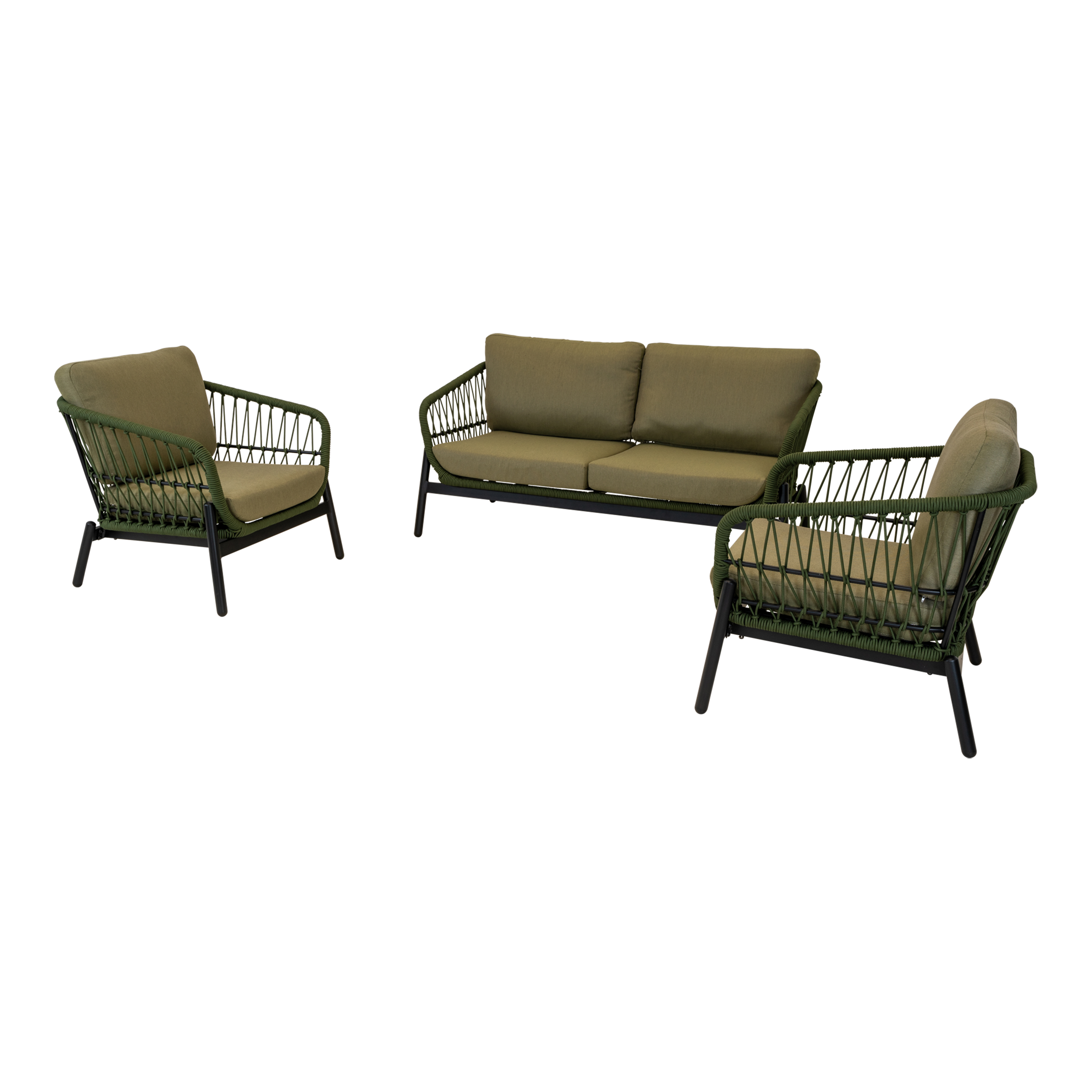 Lounge-Set Zavi Olive
