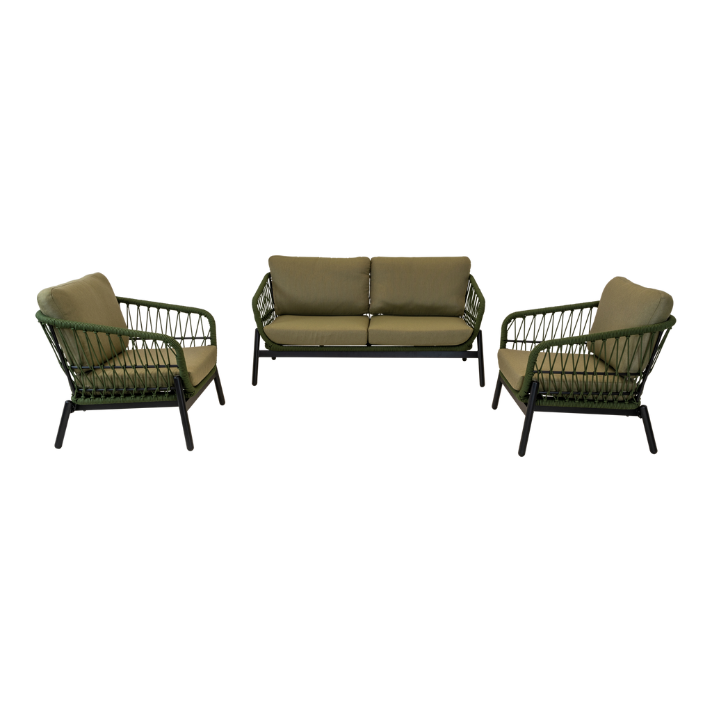 Lounge-Set Zavi Olive