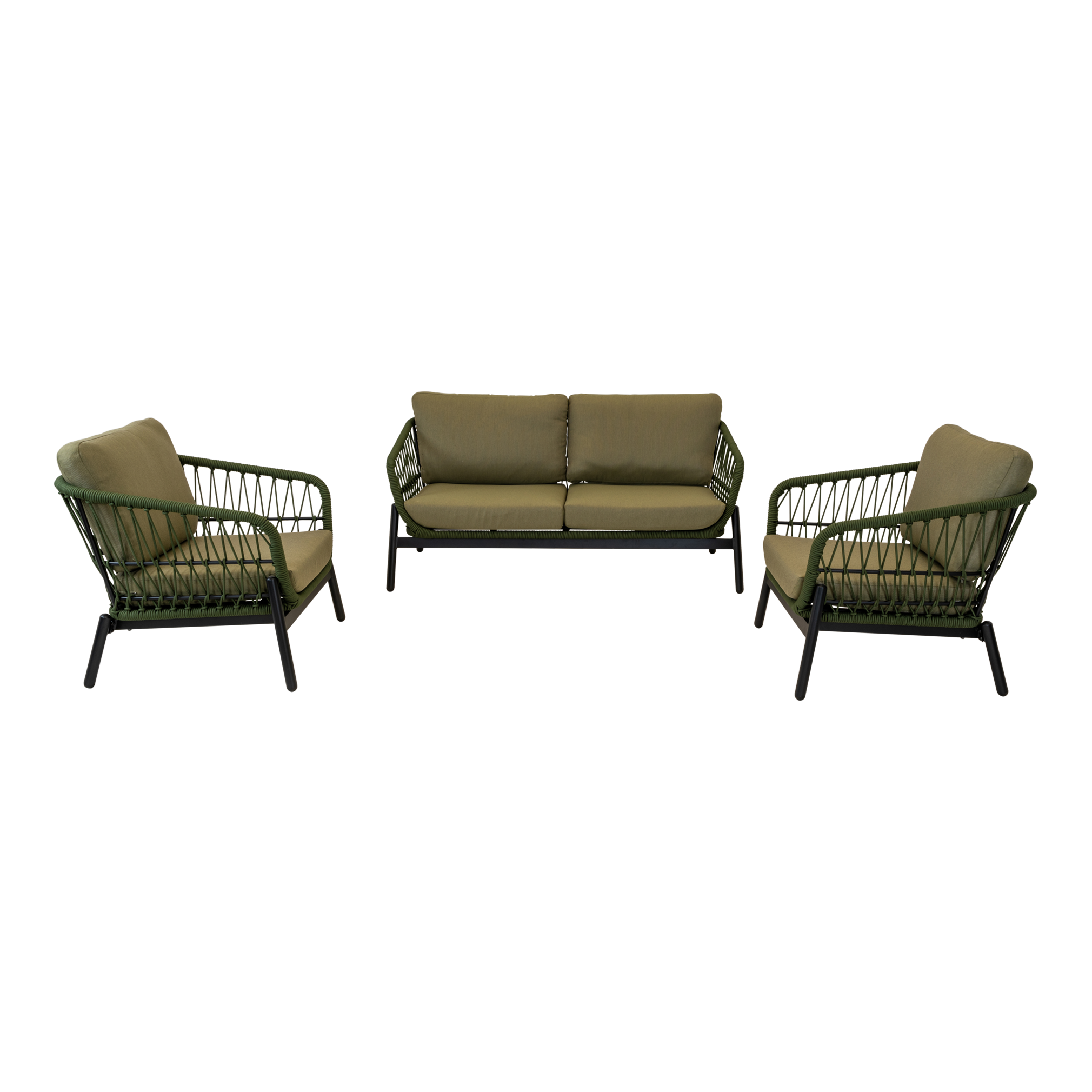 Lounge-Set Zavi Olive