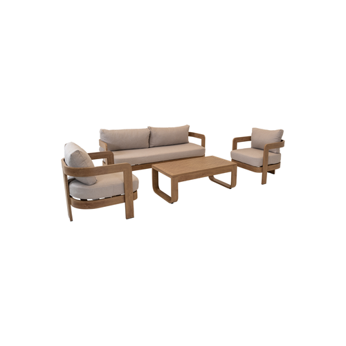 Der Naturgarten mit dem Lounge-Set Mylo beige