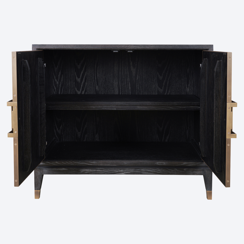 Sideboard Bloomville brass shagreen