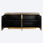 Sideboard Finsbury black/gold