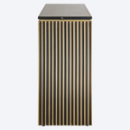 Sideboard Les Arcs brushed gold