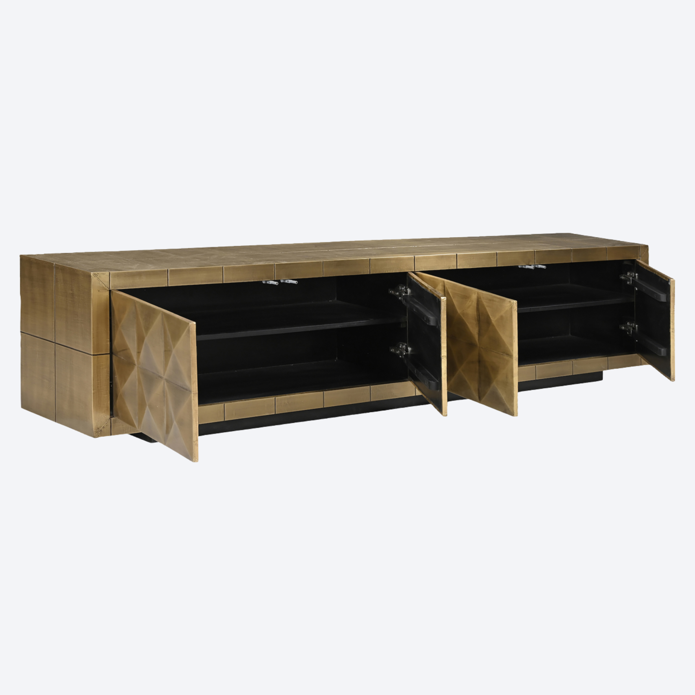 TV cabinet Collada brushed gold