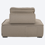 Outdoor lounge chair Jondal taupe
