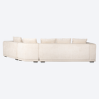 Sofa Lusso niagara beige 4-seater