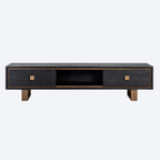 TV cabinet Hunter black rustic