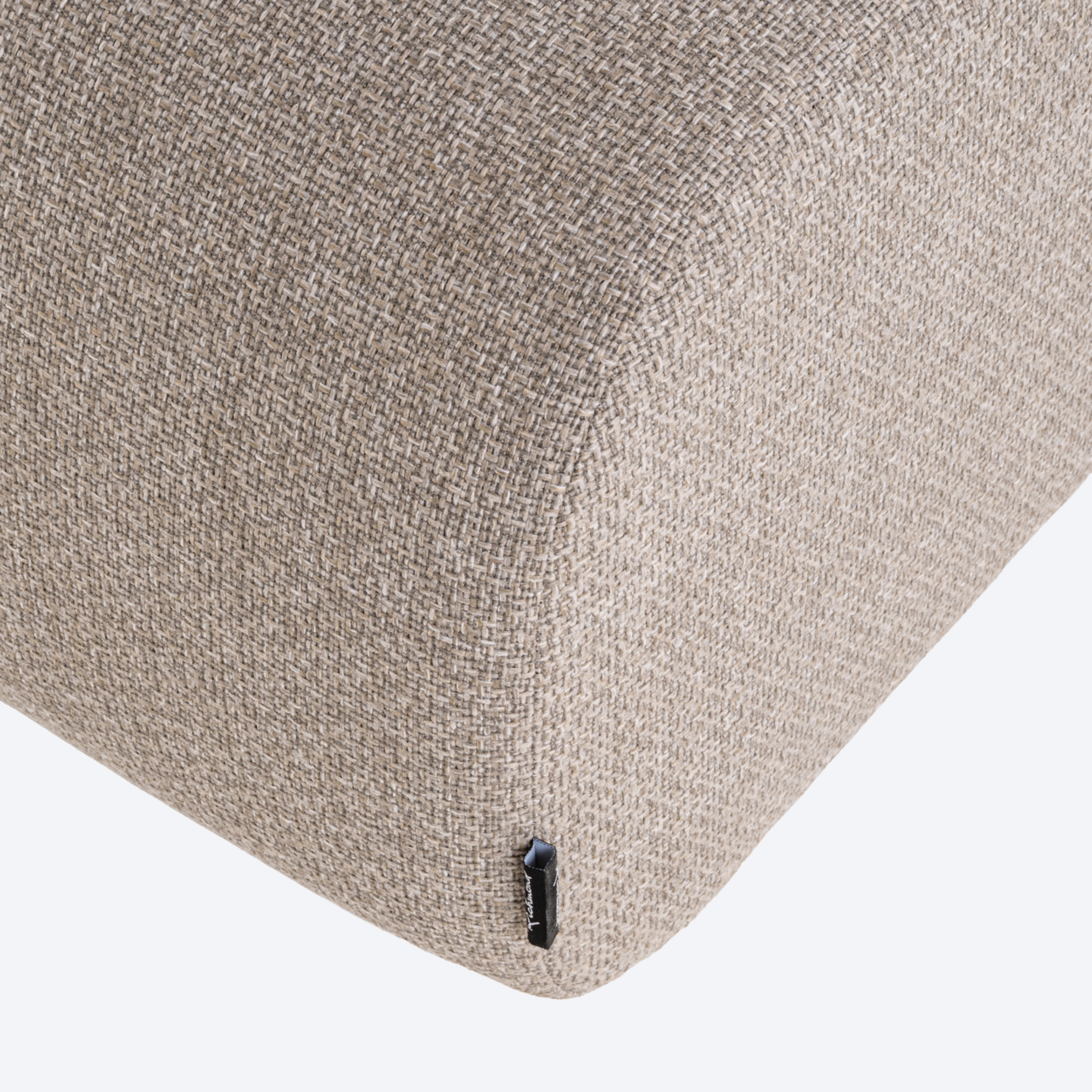 Outdoor pouffe & footstool Dawson greige alpine