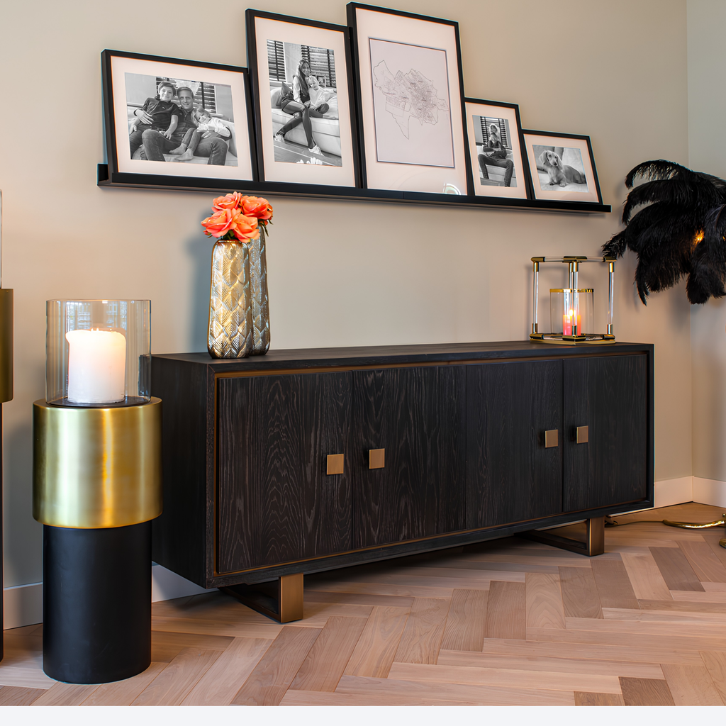 Sideboard Hunter black rustic