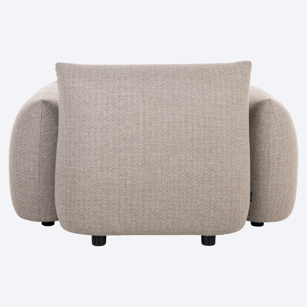 Outdoor lounge chair Dawson greige alpine