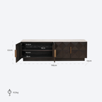 TV cabinet Claremont brown