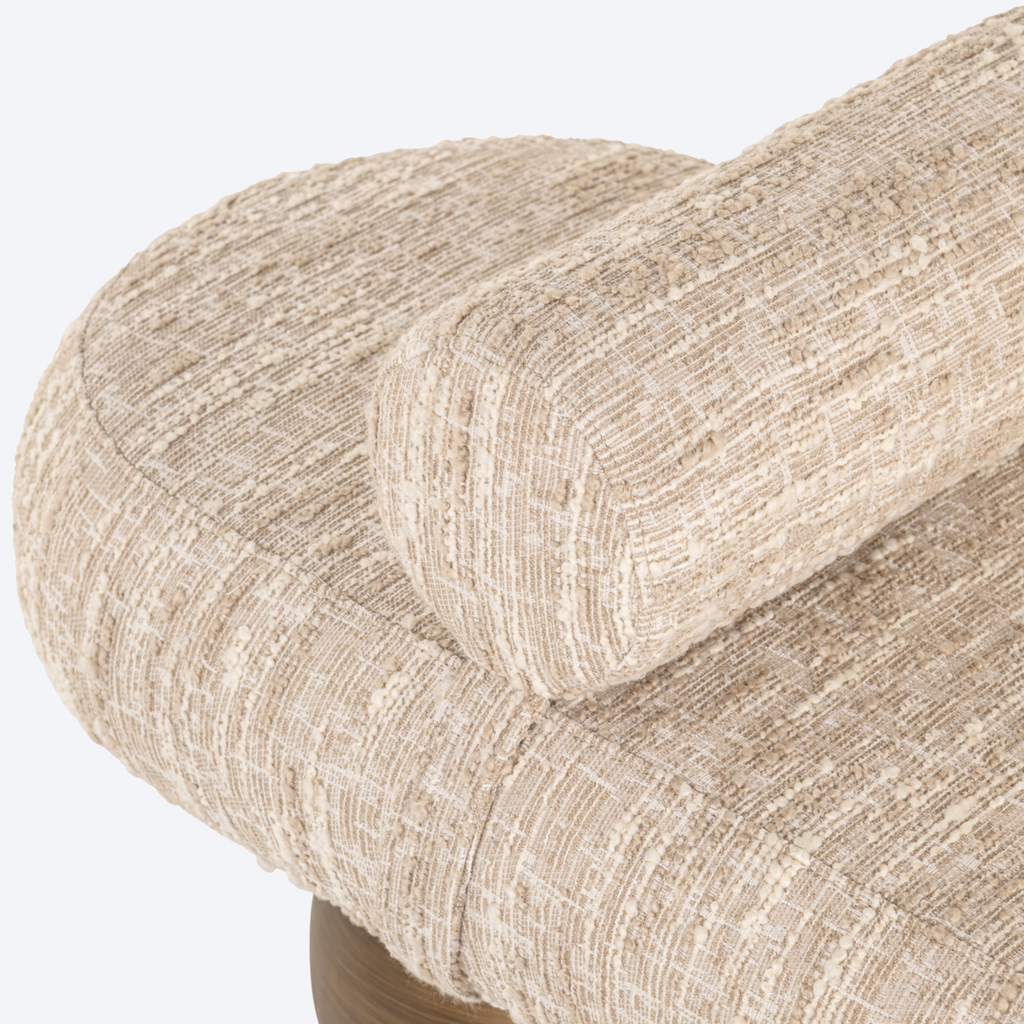 Bench Alexander Jones beige angora (Geneva)