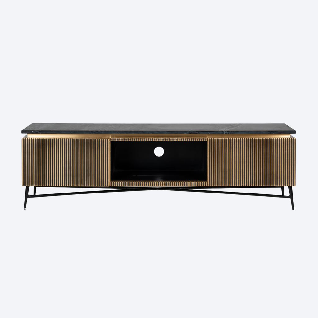 TV cabinet Ironville gold