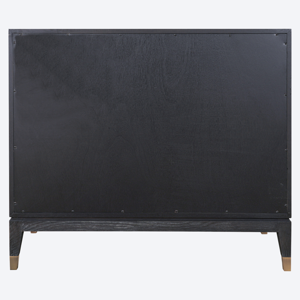 Sideboard Bloomville brass shagreen