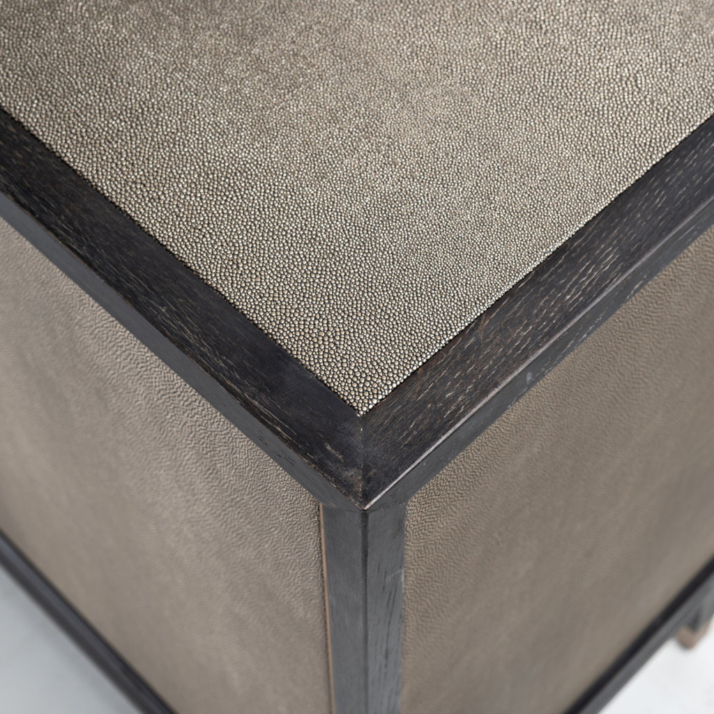 Sideboard Bloomville brass shagreen