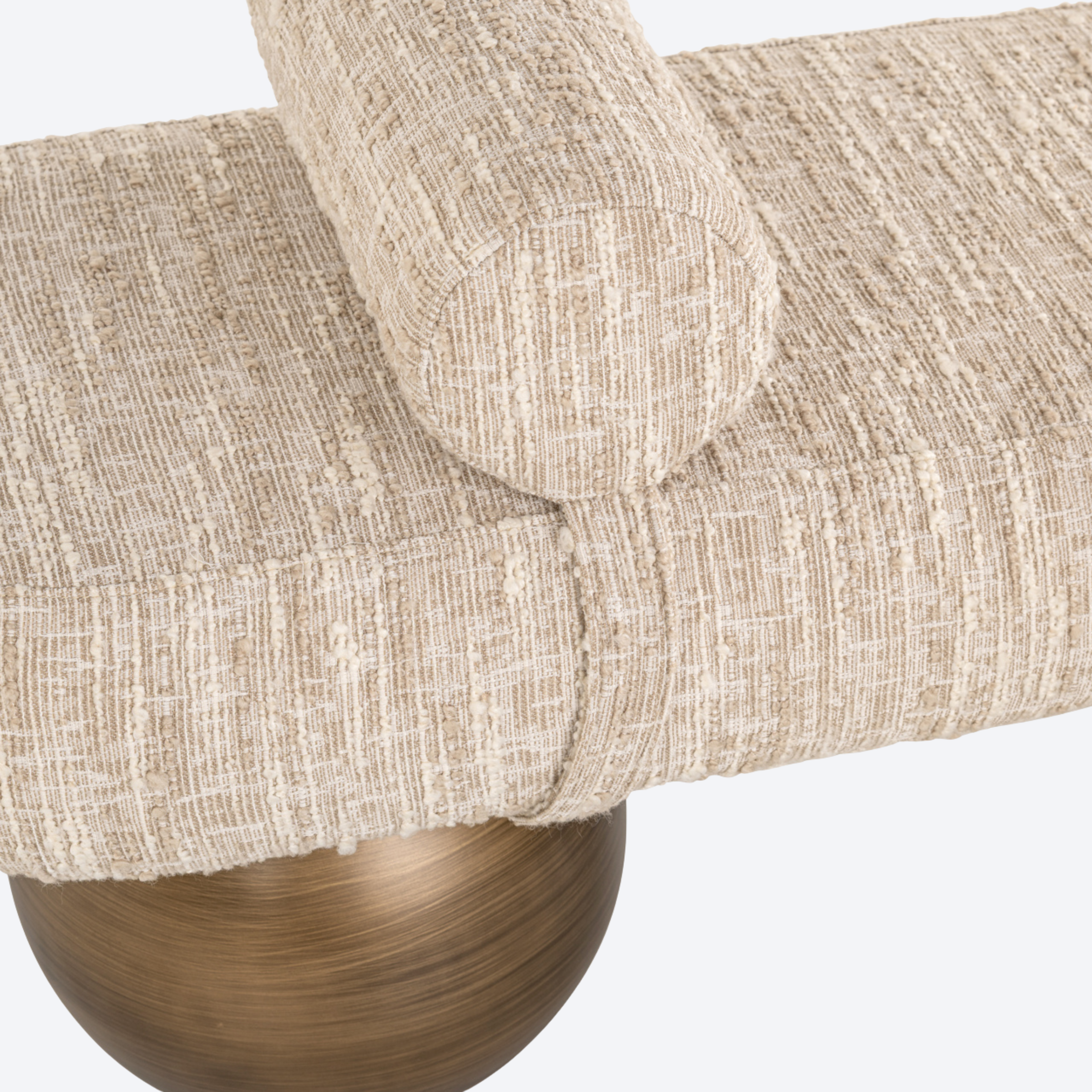 Bench Alexander Jones beige angora (Geneva)