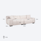 Sofa Charlelle lovely cream