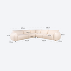 Outdoor sofa Dawson beige alpine cornersofa