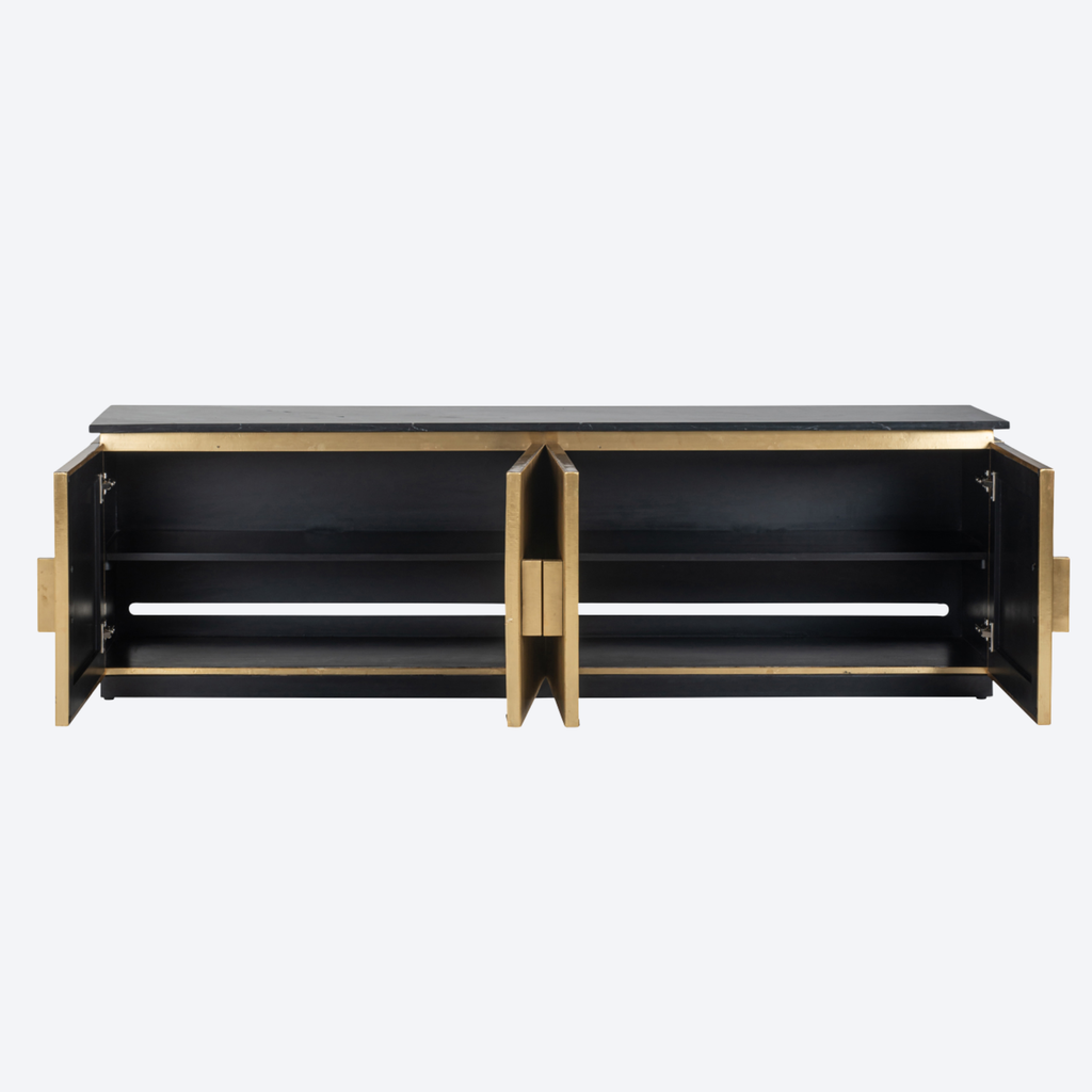 TV cabinet Ironville gold