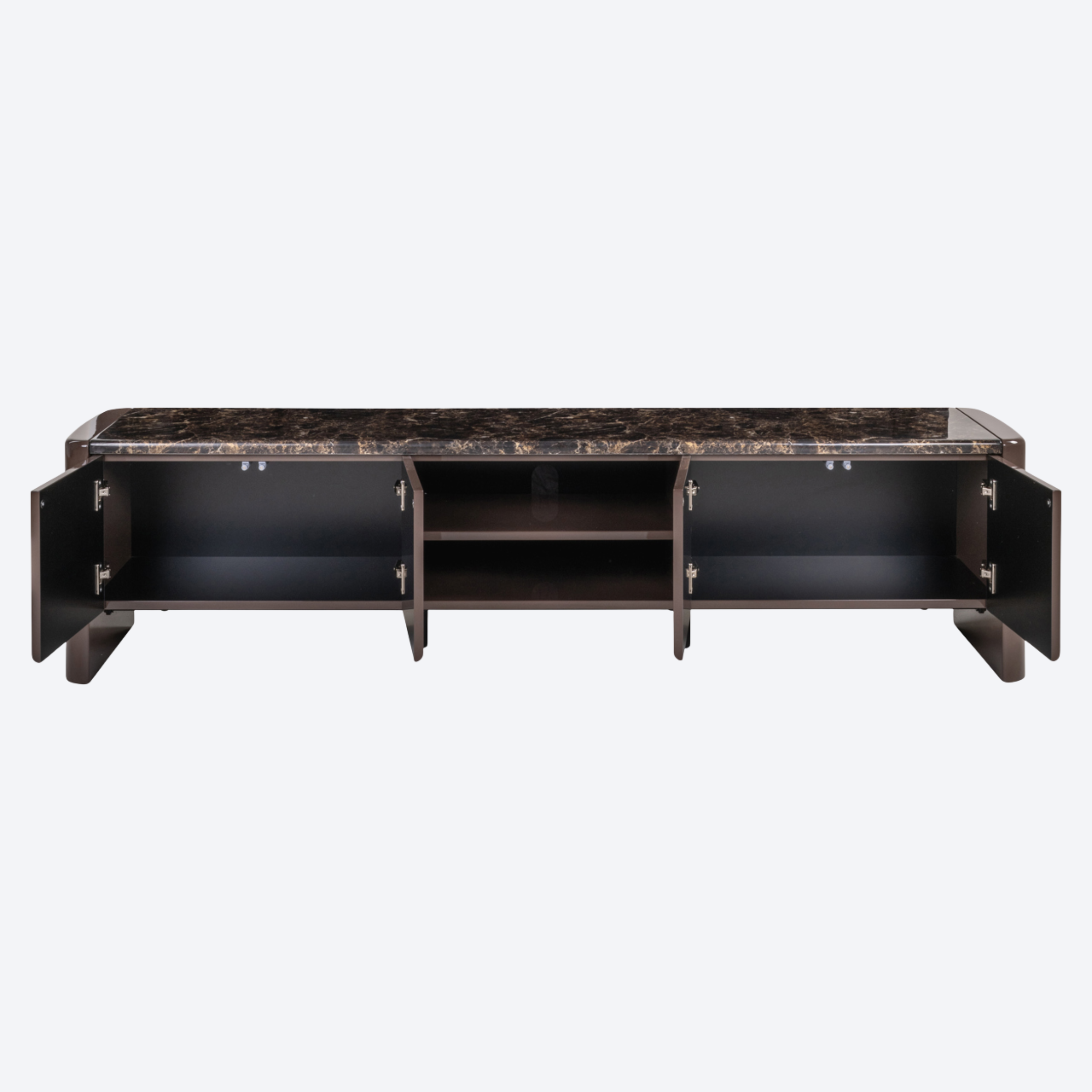 TV cabinet Almundi chocolat brown