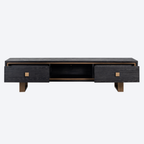 TV cabinet Hunter black rustic