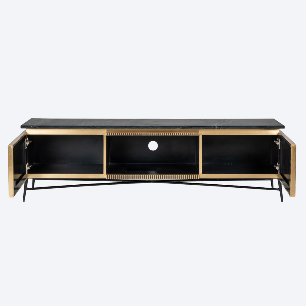 TV cabinet Ironville gold