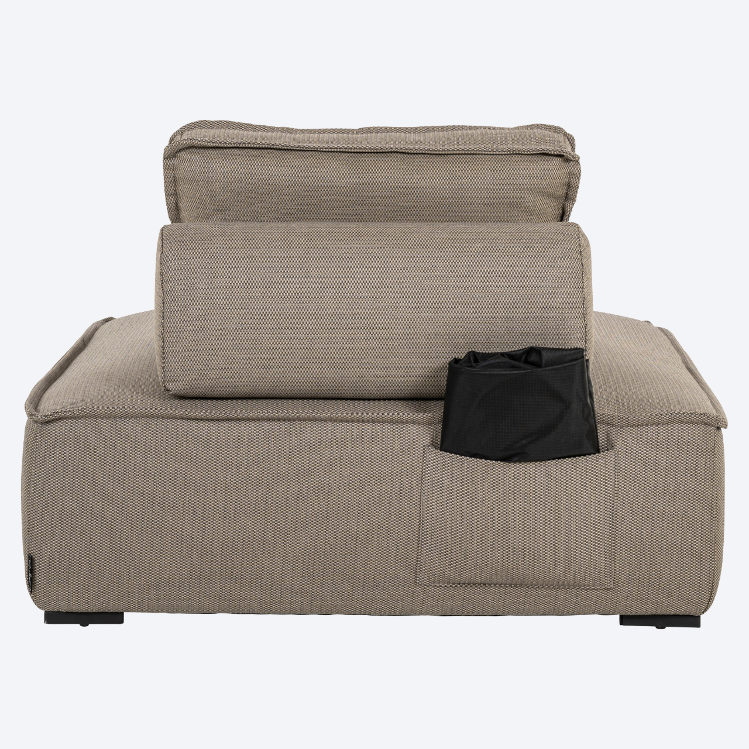 Outdoor lounge chair Jondal taupe