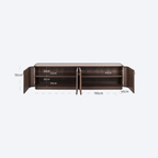 TV cabinet Willox beige 4-doors