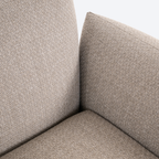 Outdoor lounge chair Dawson greige alpine