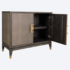 Sideboard Bloomville brass shagreen