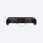 TV cabinet Almundi chocolat brown