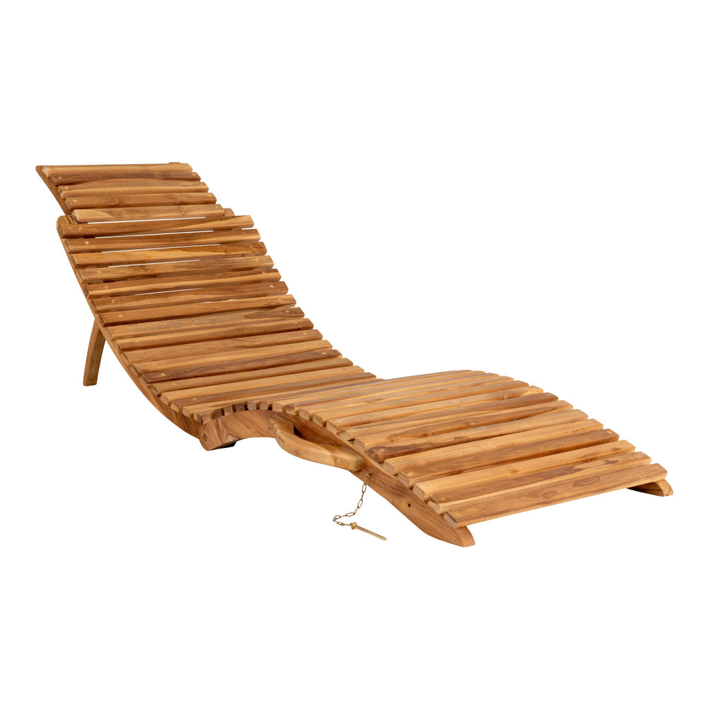 Arrieta Sonnenliege - Sonnenliege, Teak, natur