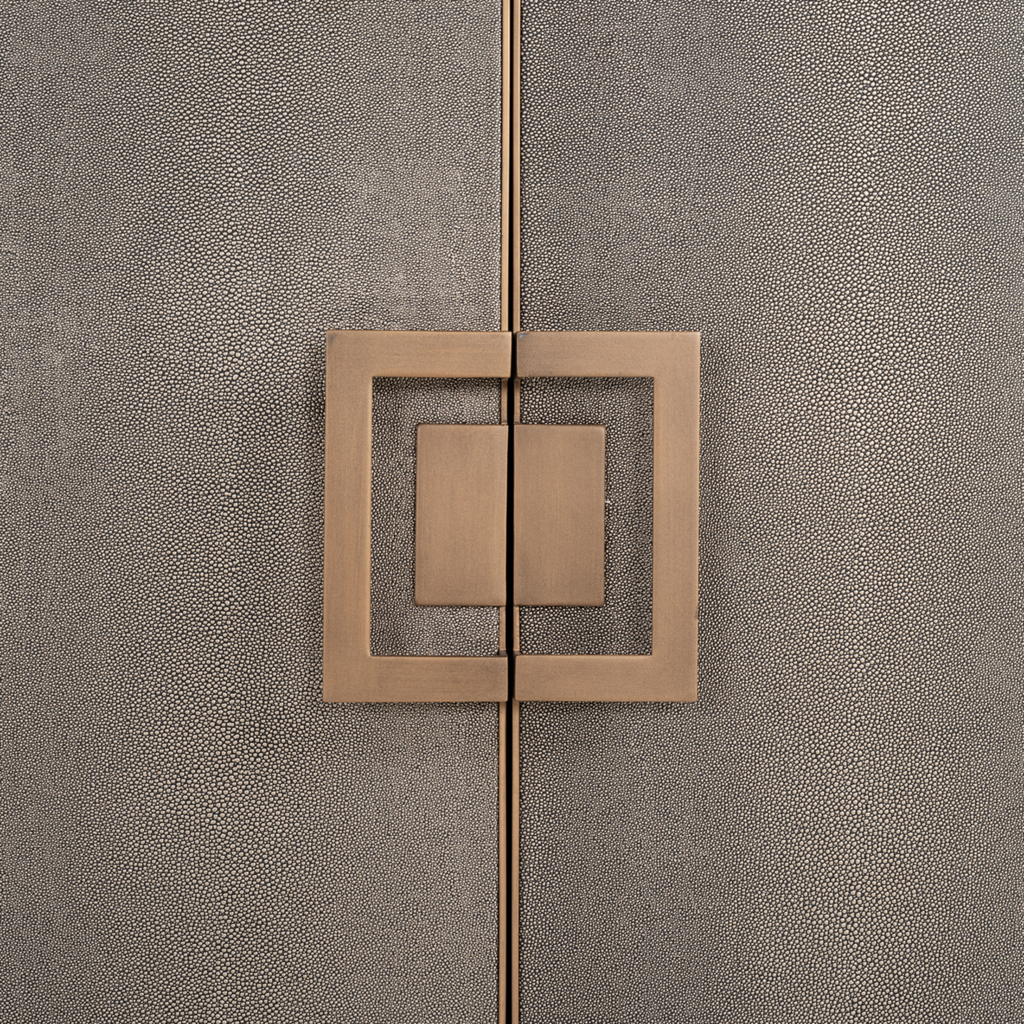 Sideboard Bloomville brass shagreen