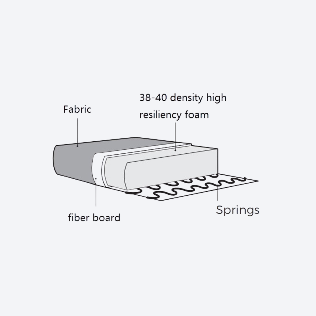 Sofa Lusso niagara beige 4-seater
