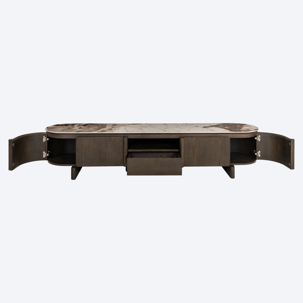 TV cabinet Langford brown
