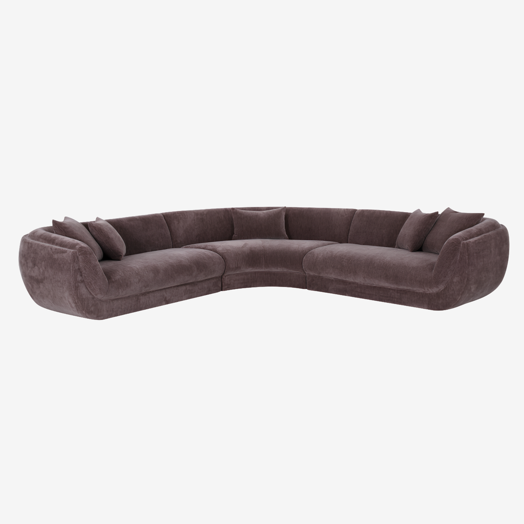 Sofa Gianelle be straight dark brown