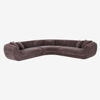 Sofa Gianelle be straight dark brown