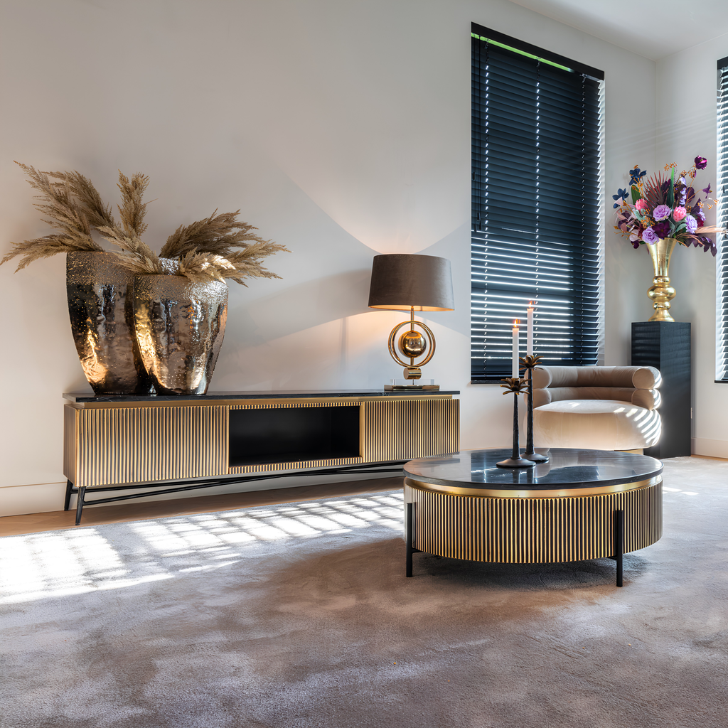 TV cabinet Ironville gold