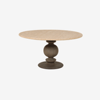 RORAIMA Travertin & Grey Oak Esstisch