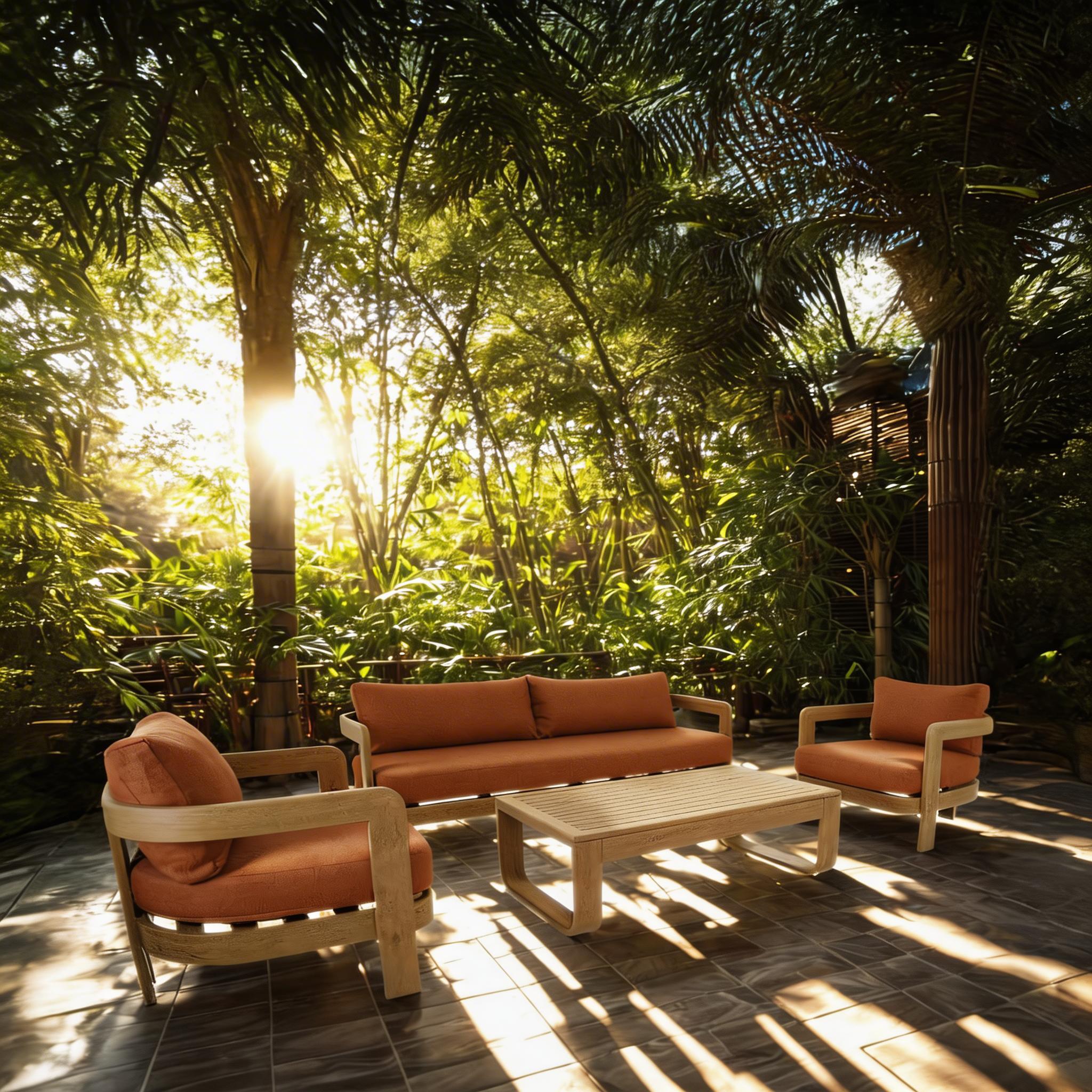 Gartenmöbel Lounge Set Mylo Terra