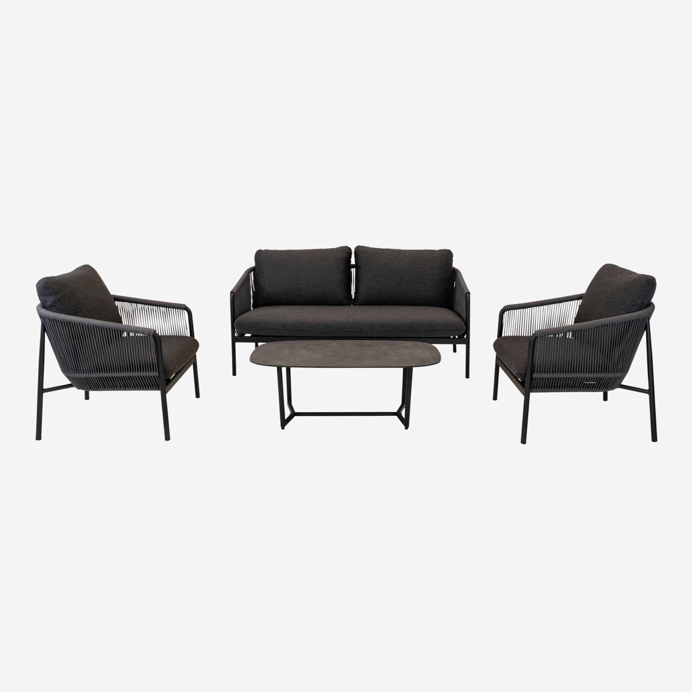 Lounge-Set Osaka schwarz