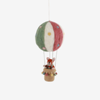 Heissluftballon mit Fuchs in grüner Hose – zauberhafte Dekoration für kleine und grosse Träumer 🎈